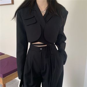 Woman short blazer black designer